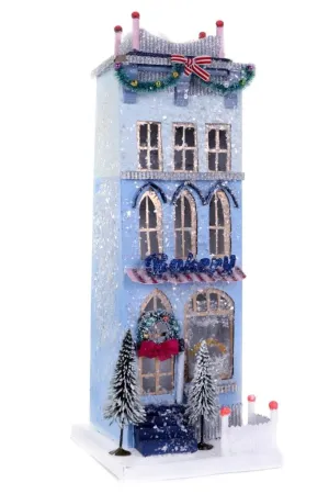 Cody Foster Bakery Light Blue Hues Christmas Village House Shoppe