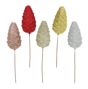 Jumbo Glitter Cone Pick Asst (46cm)