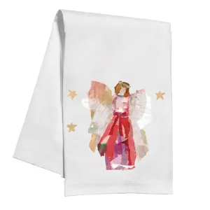 Lauren Dunn Angel Kitchen Towel - Red