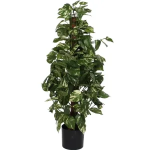 Mica Decorations 110cm Green Artificial Scindapsus Plant in Pot