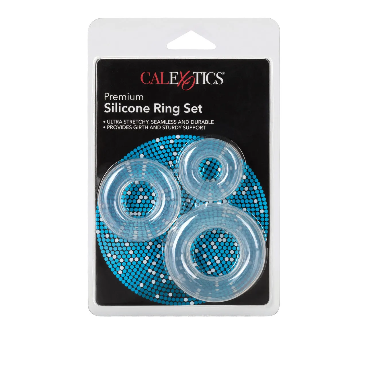 Rings! Premium Silicone Cock Ring Set (3 Piece Set) - Clear