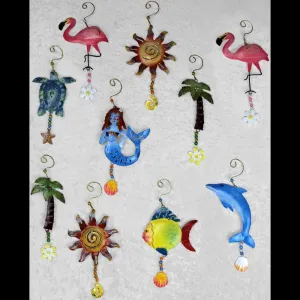 Set of 10 Mixed Tropical Ornaments ($1.75 each)