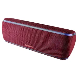 Sony SRS-XB41 Portable Bluetooth Speaker with Flashing Line Light - Red